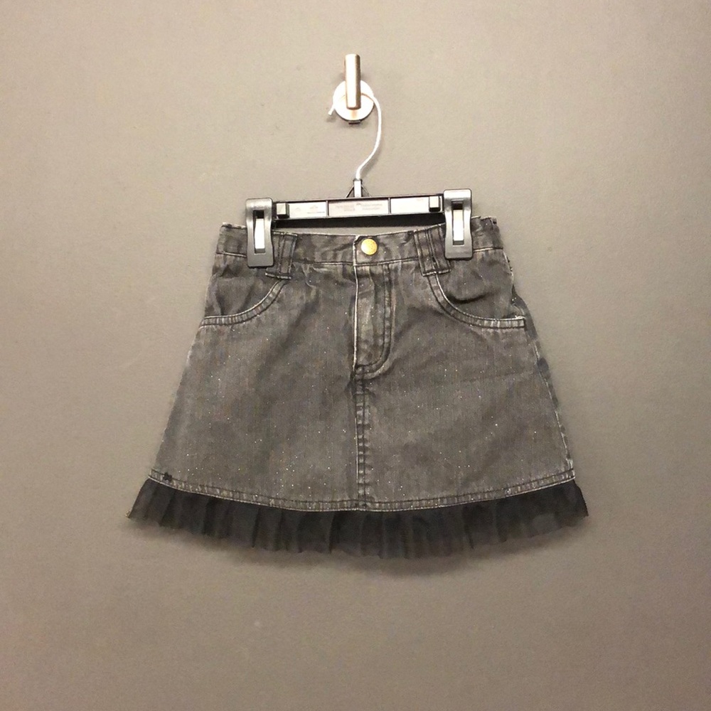 🌷3 for $10 Black Sparkle Jean Skirt